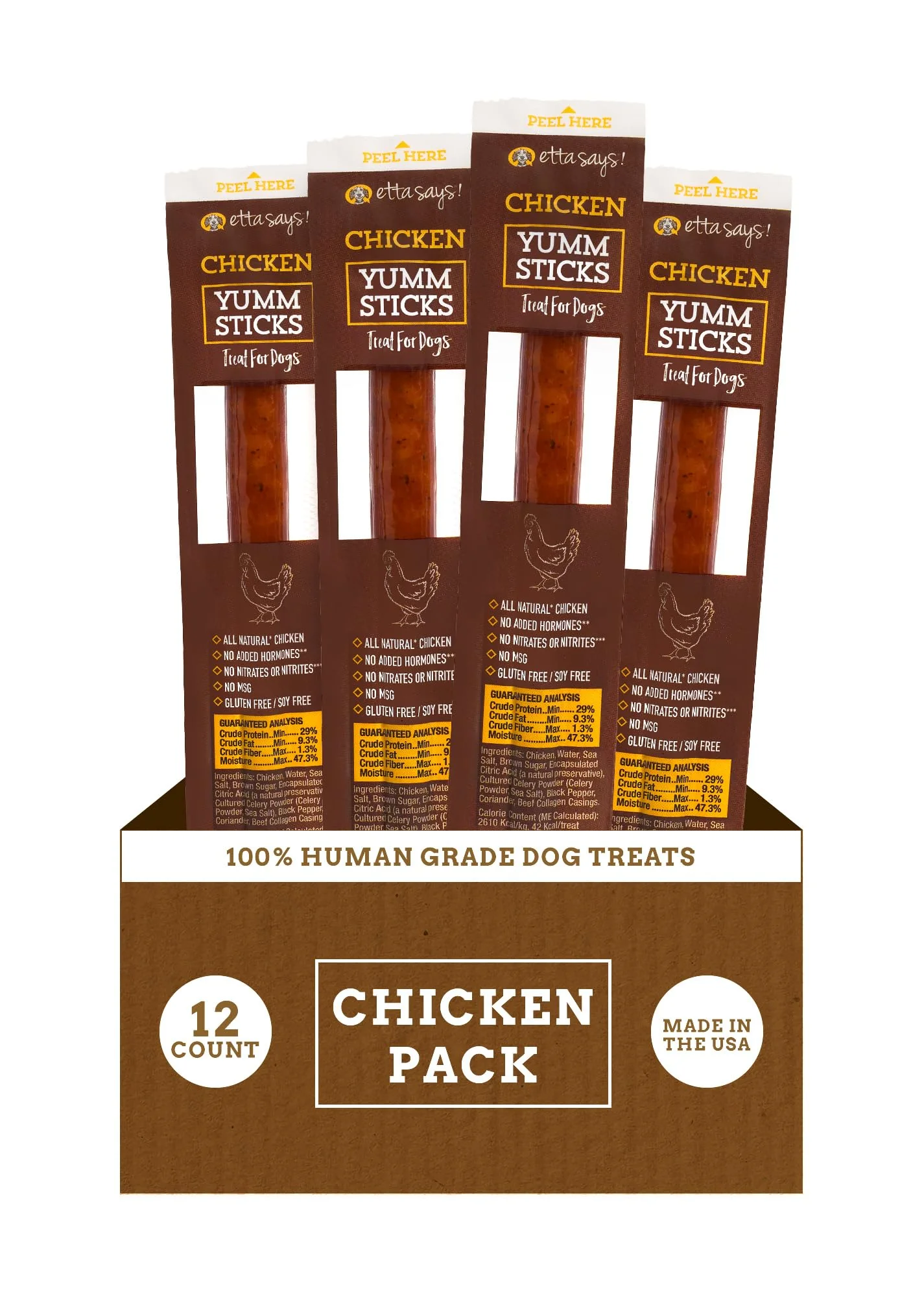 Luxury etta says Yumm Sticks - Meat Chicken Dog Jerky Treats Human Grade Made in USA Prestigious