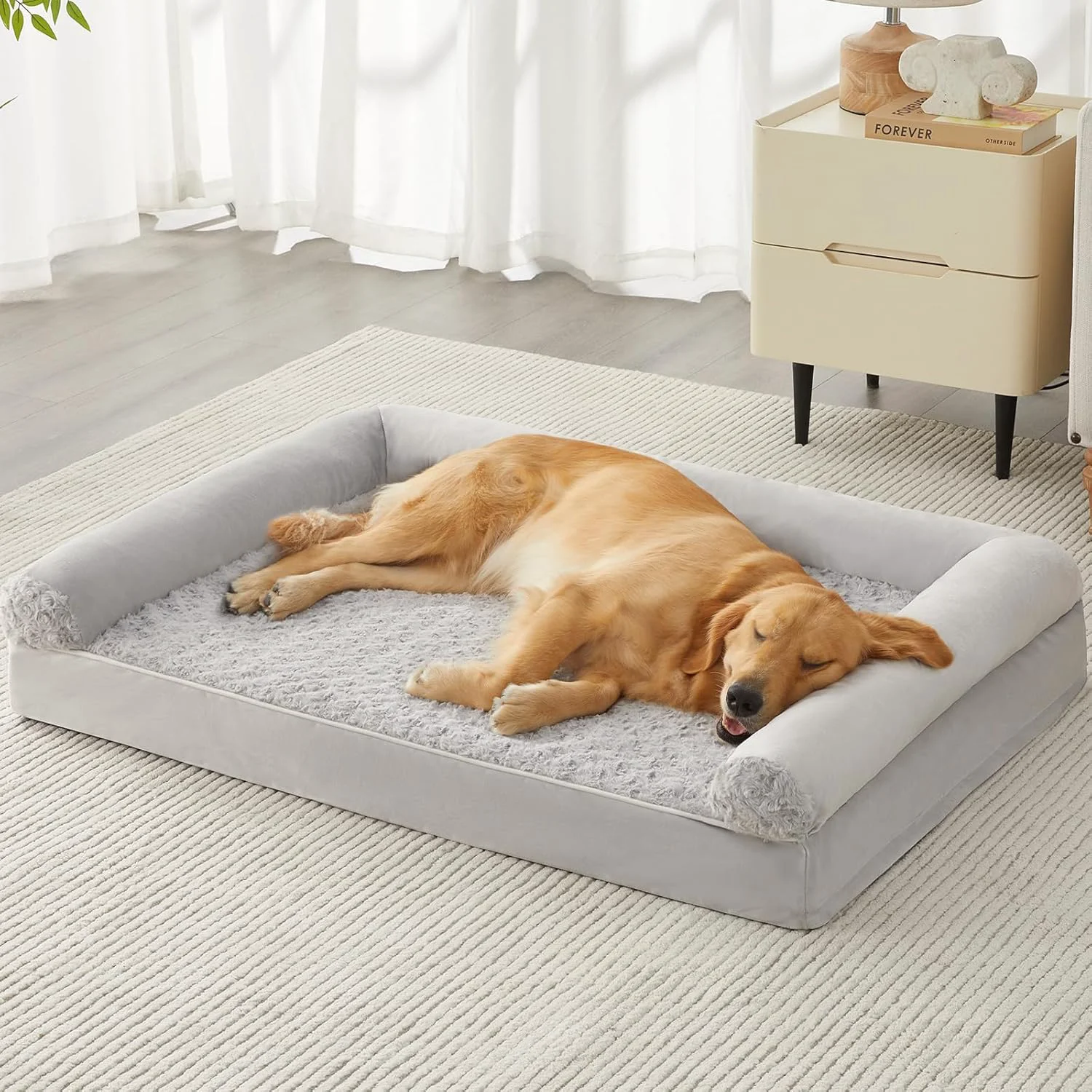 Consistent BFPETHOME Dog Beds for Large Dogs Orthopedic Dog Bed for Medium Large Dogs Big Waterproof Couch Pet Bed with Removable Washable Cover Unique