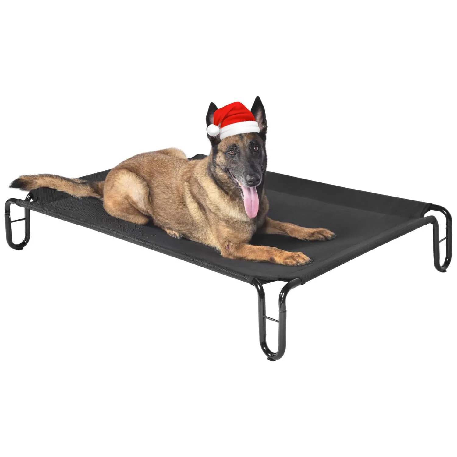 Premium Material pettycare d Outdoor Dog Bed - Large Raised Cot Waterproof Easy Assembly 65 lb Capacity Detailed