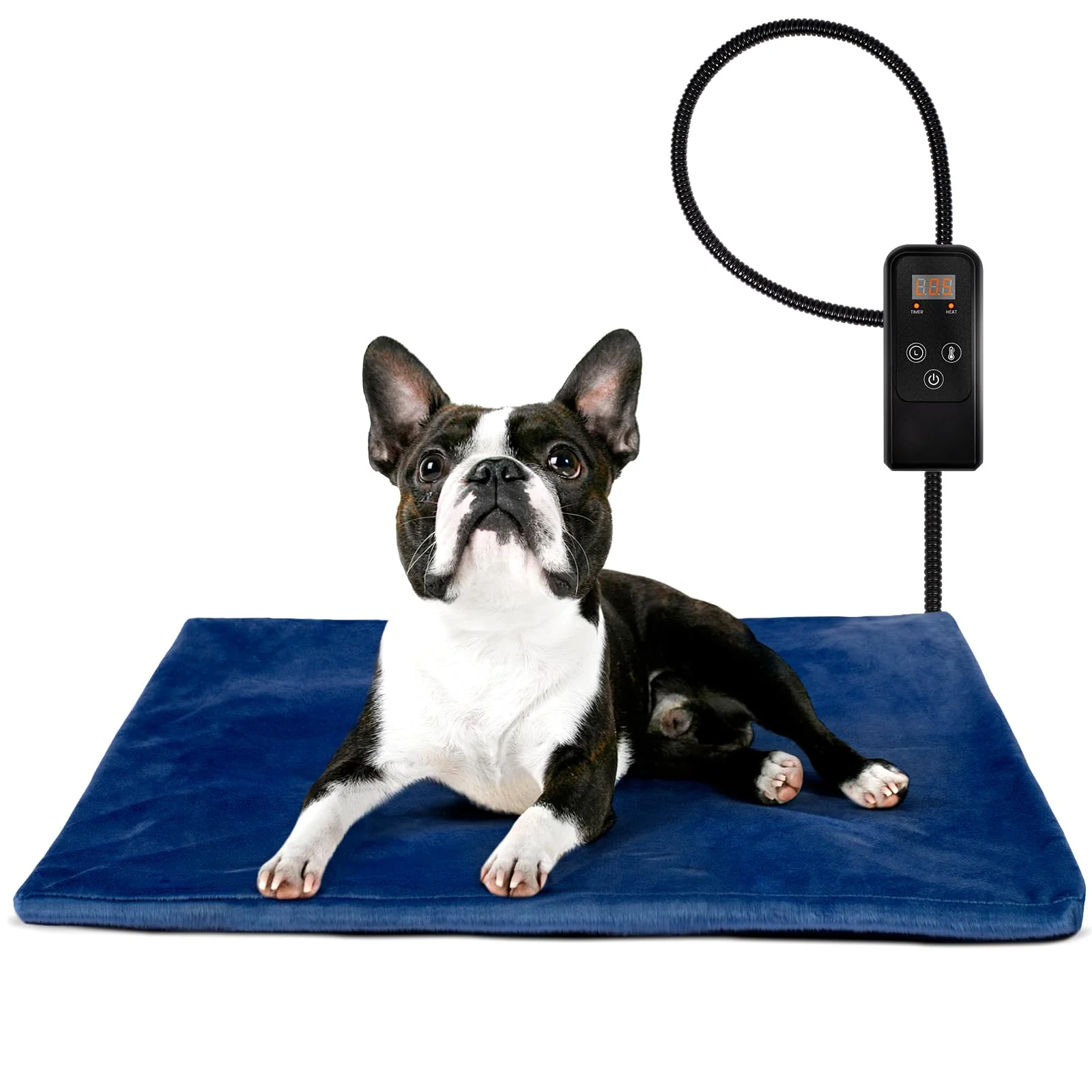 Sophisticated Niubya Pet Heating Pad 24x18 — Adjustable Temp Waterproof Chew-Resistant Cord Timer Contemporary
