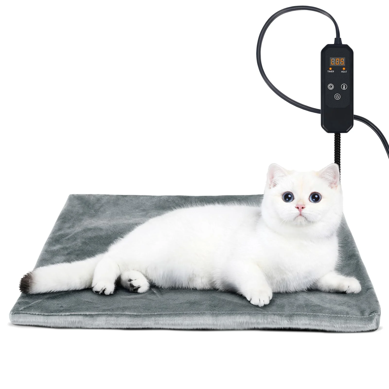 Contemporary Niubya Pet Heating Pad for Dogs Cats — Adjustable Temperature Waterproof Cover 20x16 Lightweight