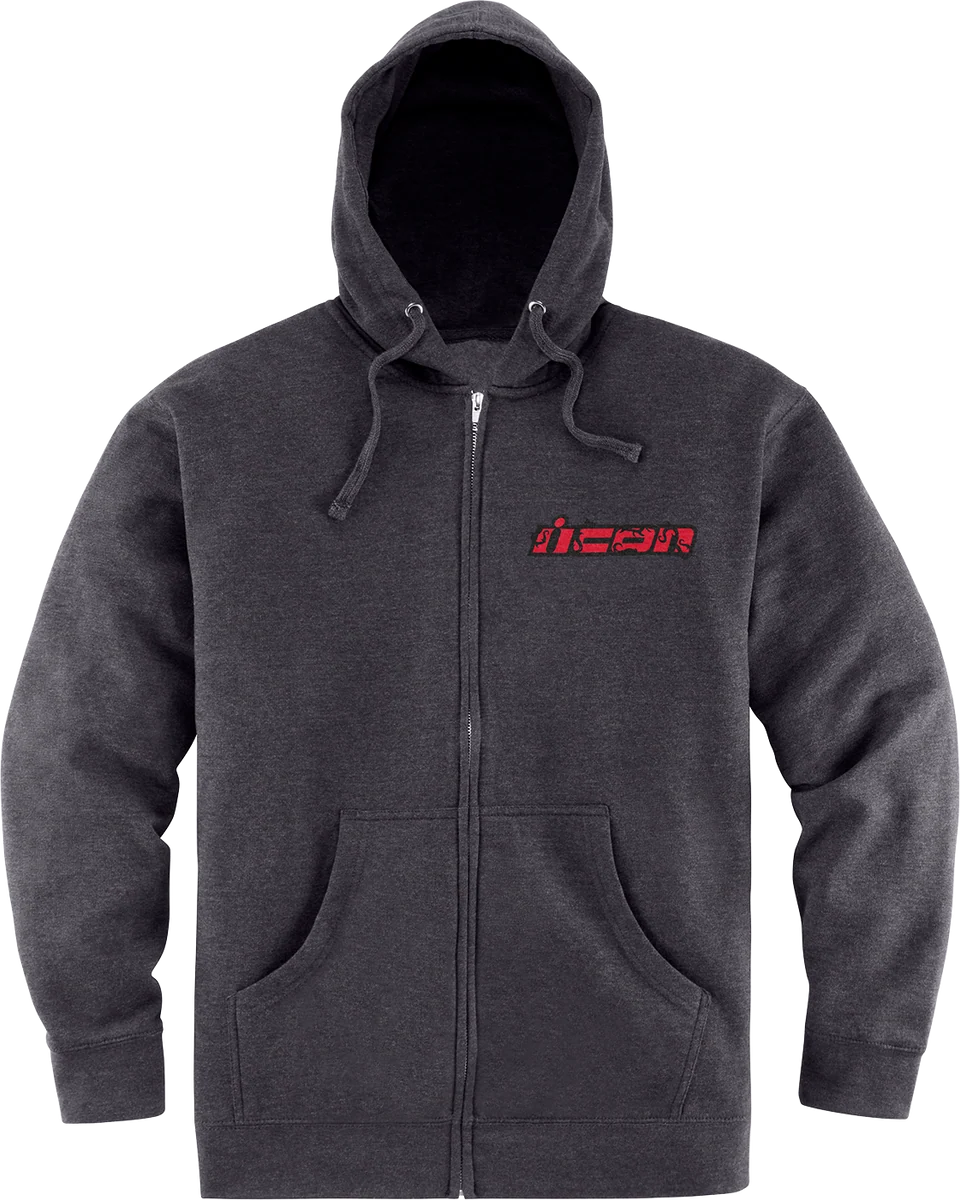 Environmentally Friendly ICON Omnicrux Zip Fleece Hoodie - Black - 2XL 3050-6391 Exclusive