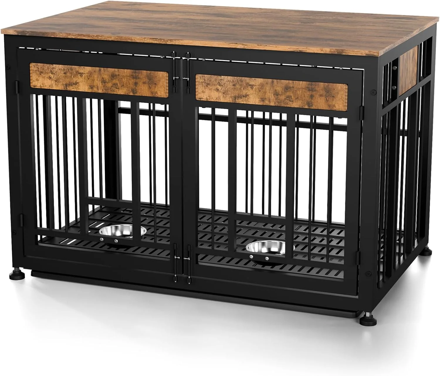 Original 48 Inch Heavy Duty Dog Crate Furniture for Large Dogs Decorative Pet House End Table Extra Large Wooden Cage Kennel Furniture Indoor Fashionable