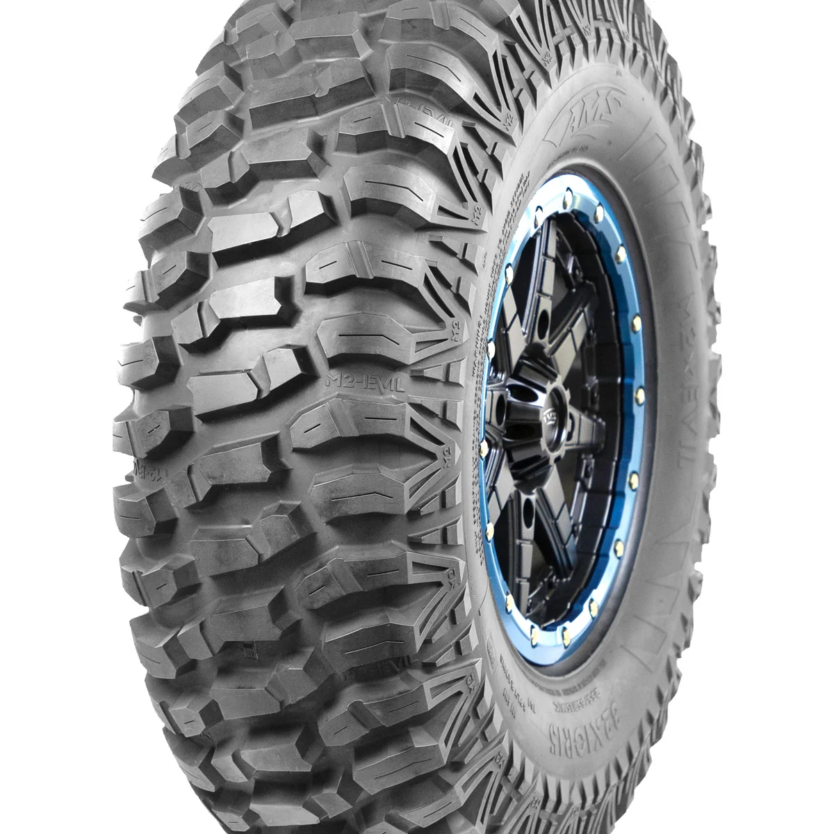 Long-Lasting AMS Tire - M2 Evil - Front Rear - 28x10R14 - 8 Ply 1418-361 Effective
