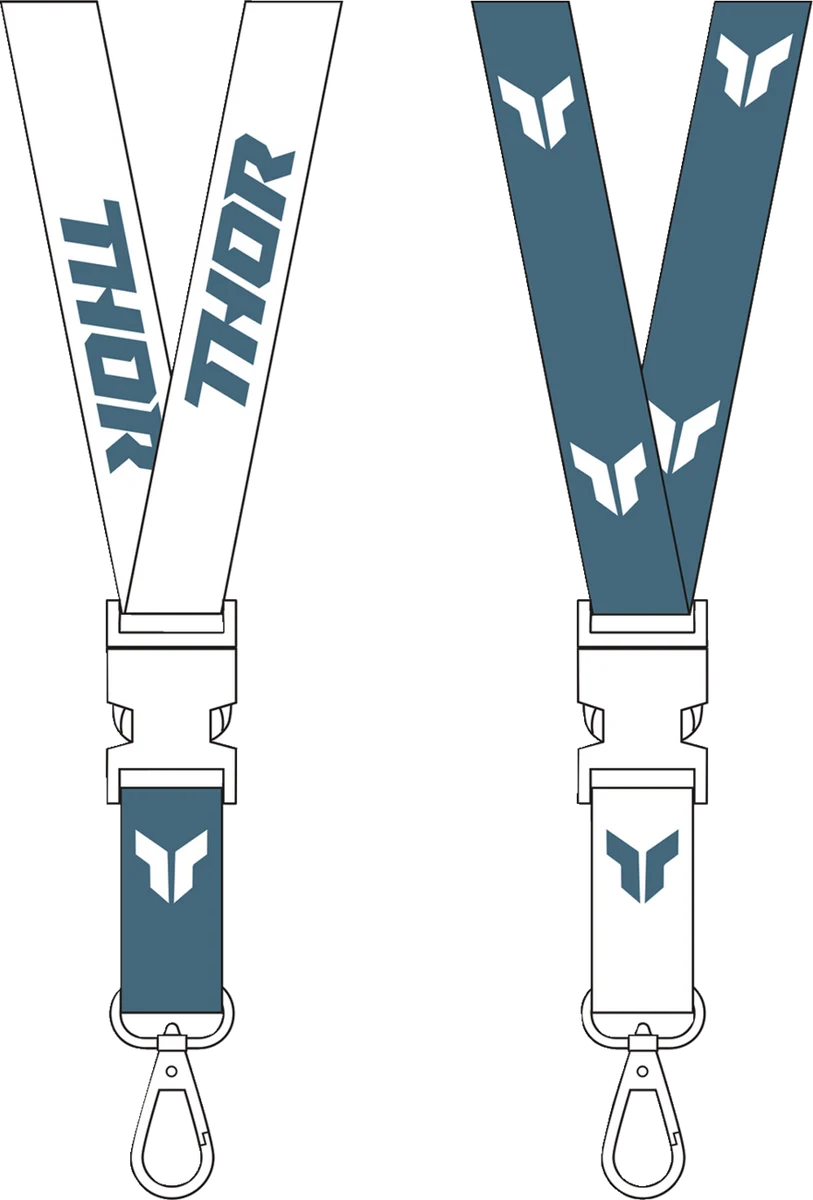 Long-Lasting THOR Lanyard - Steel White 9501-0309 Expertly Made