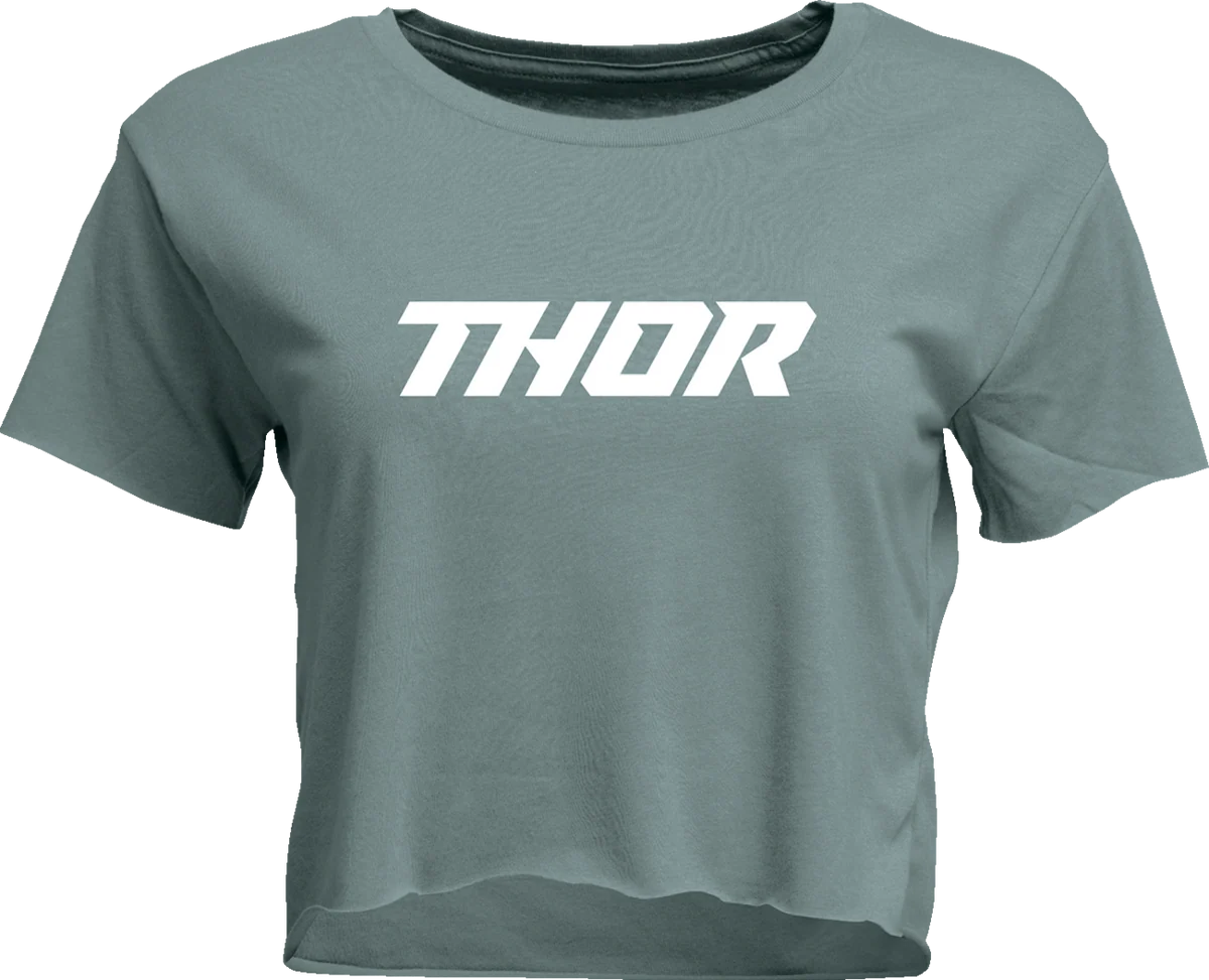 Healthy THOR Women's Corp Crop T-Shirt - Mineral - XL 3031-4315 Carefully Designed