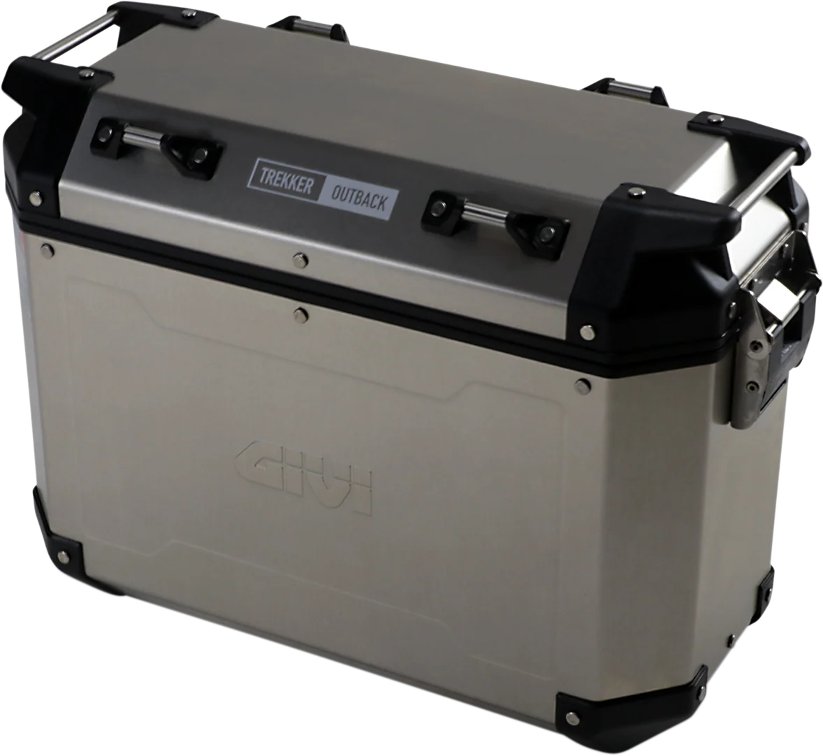 Functional GIVI Outback Case - Right - Silver - 37 liter OBKN37ARA Certified
