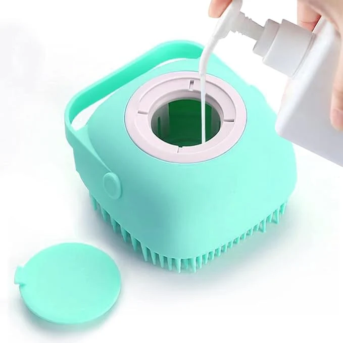 Long-Lasting ELEGX Pet Grooming Bath Massage Brush Trendy