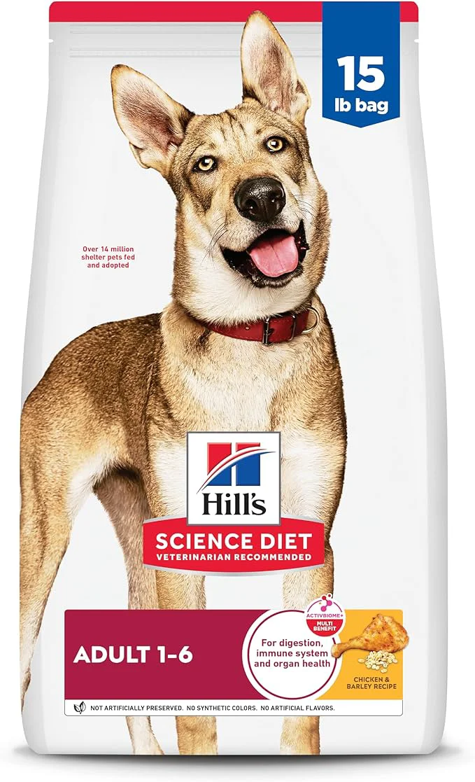 Professional Hill's Science Diet Adult 1-6 Dry Dog Food Chicken Barley 15 lb. BagAbout This Traditional