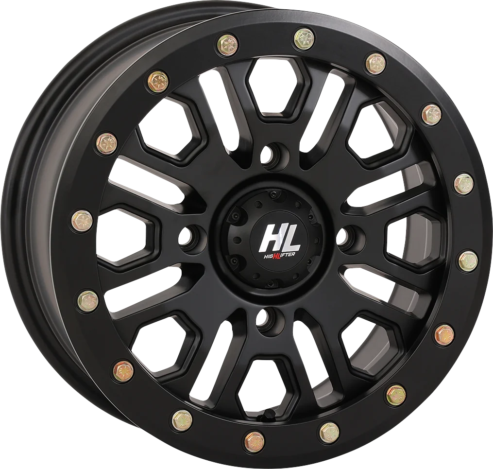 Refined HIGH LIFTER Wheel - HL23 Beadlock - Front Rear - Matte Black - 14x7 - 4 137 - 5 2 38 mm 14HL23-1437 Trusted