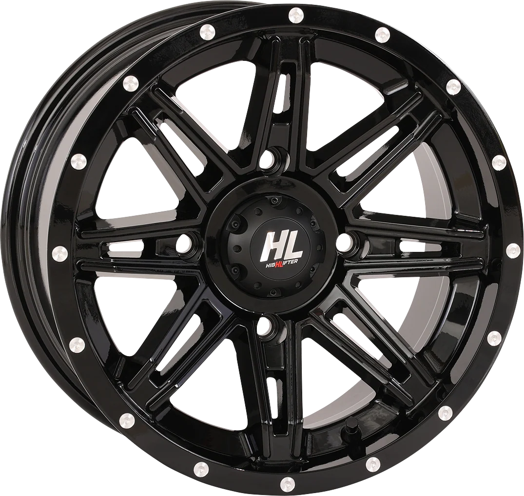 Next-Generation HIGH LIFTER Wheel - HL22 - Front Rear - Gloss Black - 14x7 - 4 137 - 4 3 10 mm 14HL22-1237 Powerful