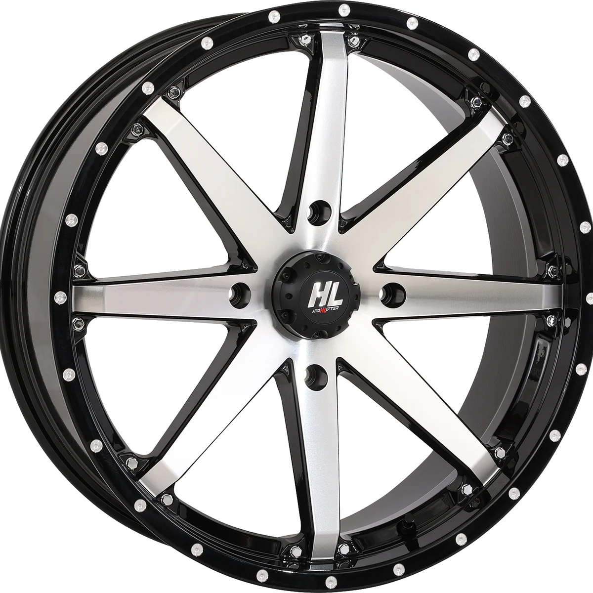 Innovative HIGH LIFTER Wheel - HL10 - Front Rear - Gloss Black w Machined - 20x7 - 4 137 - 4 3 10 mm 20HL10-1137 Dependable