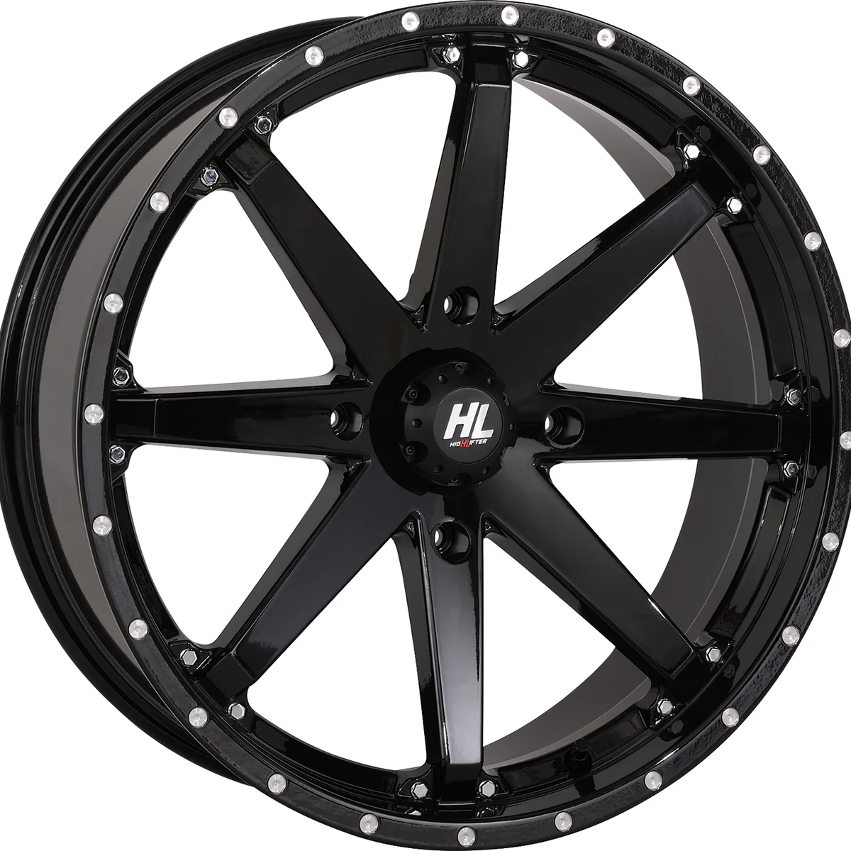 Effective HIGH LIFTER Wheel - HL10 - Front Rear - Gloss Black - 20x7 - 4 137 - 4 3 10 mm 20HL10-1237 Responsible