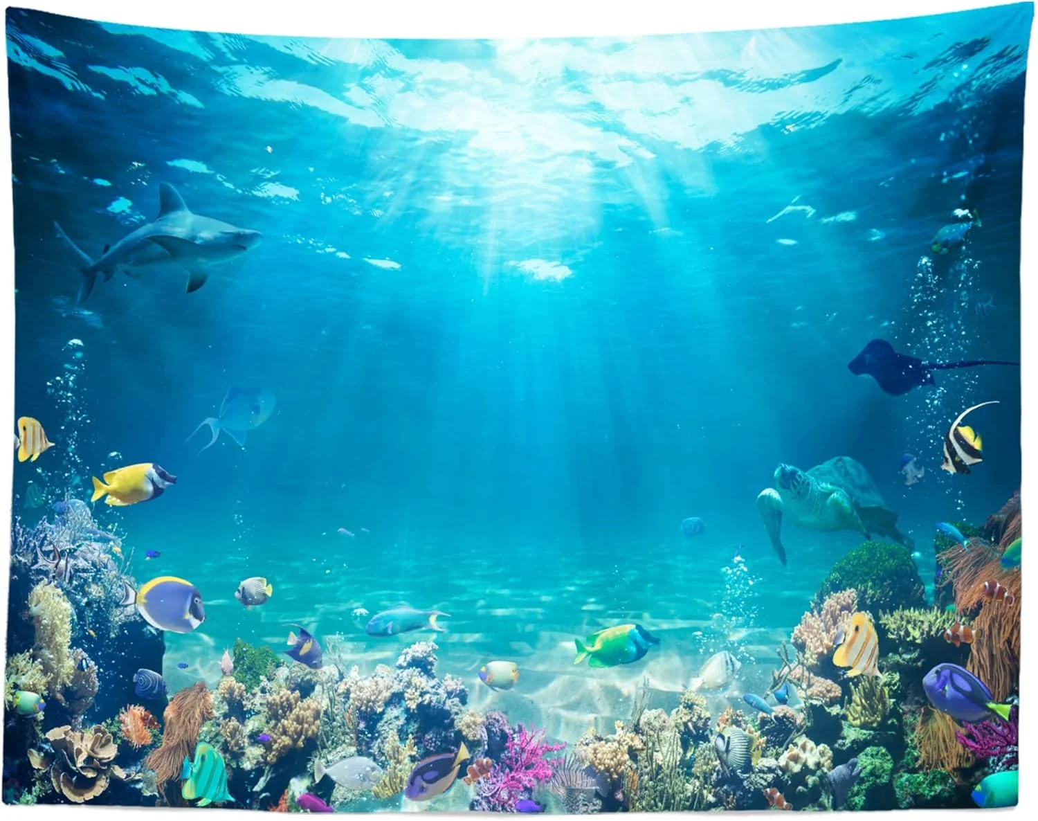 Quality Loccor Underwater World Tapestry Blue Ocean Wall Hanging Under the Sea Coral Reef Wall Tapestry Tropical Fish Tank Undersea Tapestries Marine Wall Art for Bedroom Living Room Dorm Decor 60X40 Inches Carefully Designed
