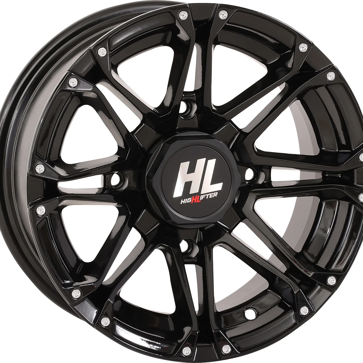 Pure HIGH LIFTER Wheel - HL3 - Front Rear - Gloss Black - 14x7 - 4 156 - 4 3 5 mm 14HL03-1256 Modern