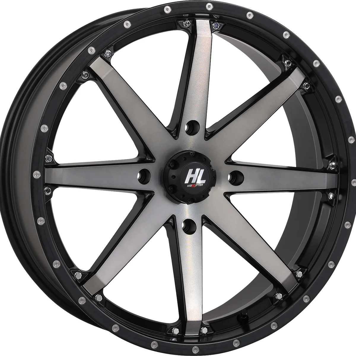 Fast HIGH LIFTER Wheel - HL10 - Front Rear - Matte Black Smoke - 14x7 - 4 156 - 5 2 30 mm 14HL10-1656 Prestigious