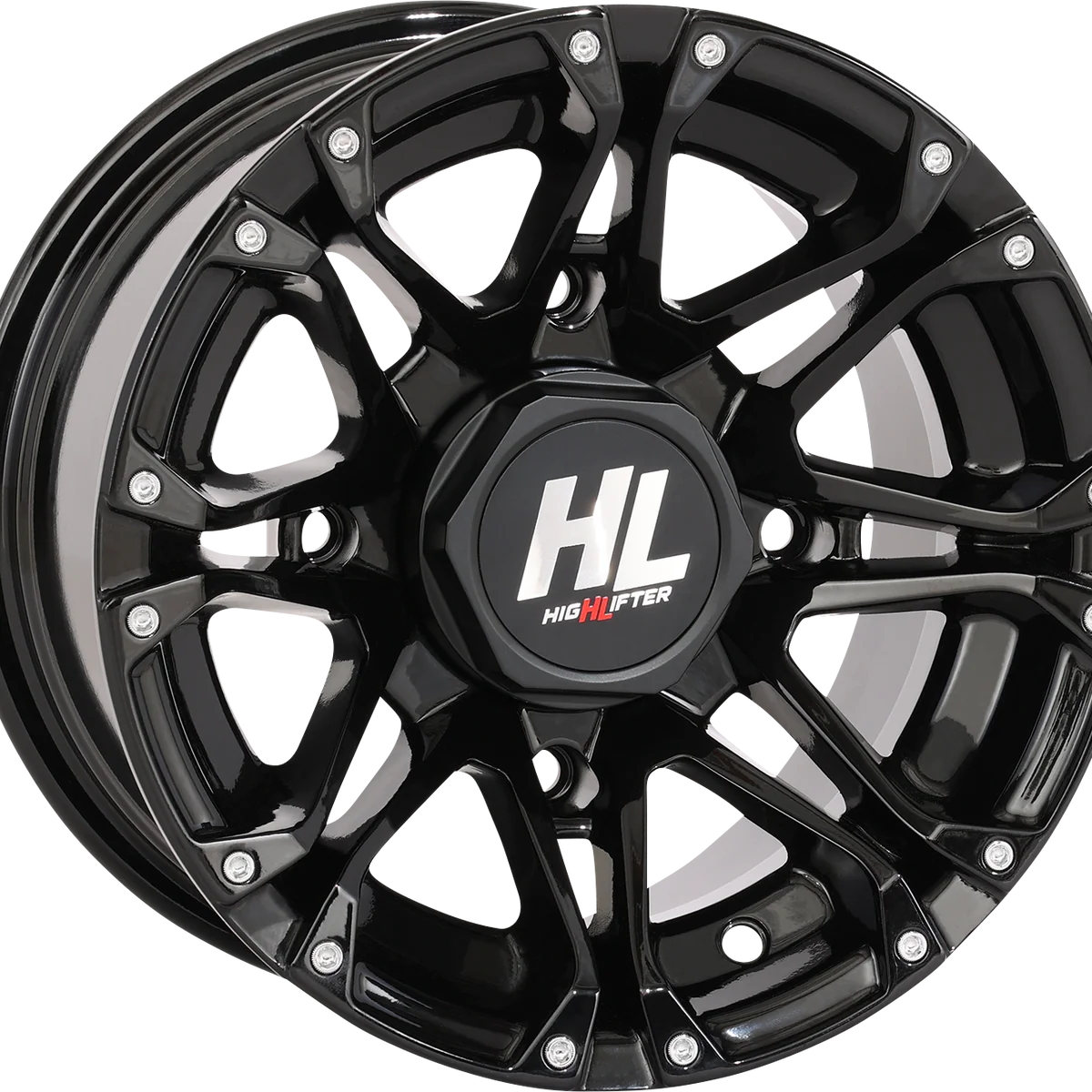 Functional HIGH LIFTER Wheel - HL3 - Front Rear - Gloss Black - 12x7 - 4 110 - 4 3 10 mm 12HL03-1210 Fine