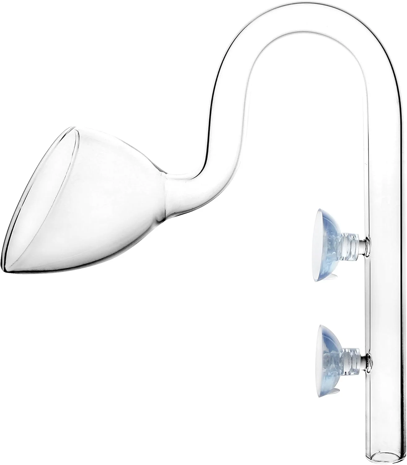 Premium Material Glass Lily Pipe Outflow for Aquarium Planted Tank 17mm for 16 22mm 5 8 ID tubing Flexible