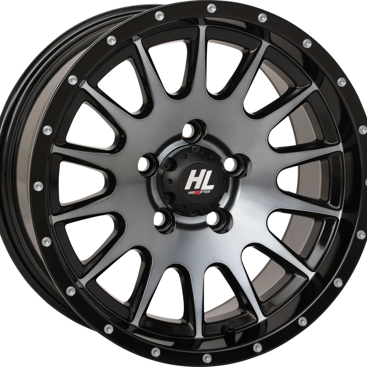 Practical HIGH LIFTER Wheel - HL25 - Front Rear - Dark Tint Gray - 15x7 - 4 137 - 4 3 10 mm 15HL25-1637 High-Grade