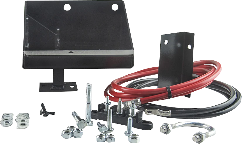 Exclusive QUAD LOGIC Battery Relocation Kit 100-4263-PU Green