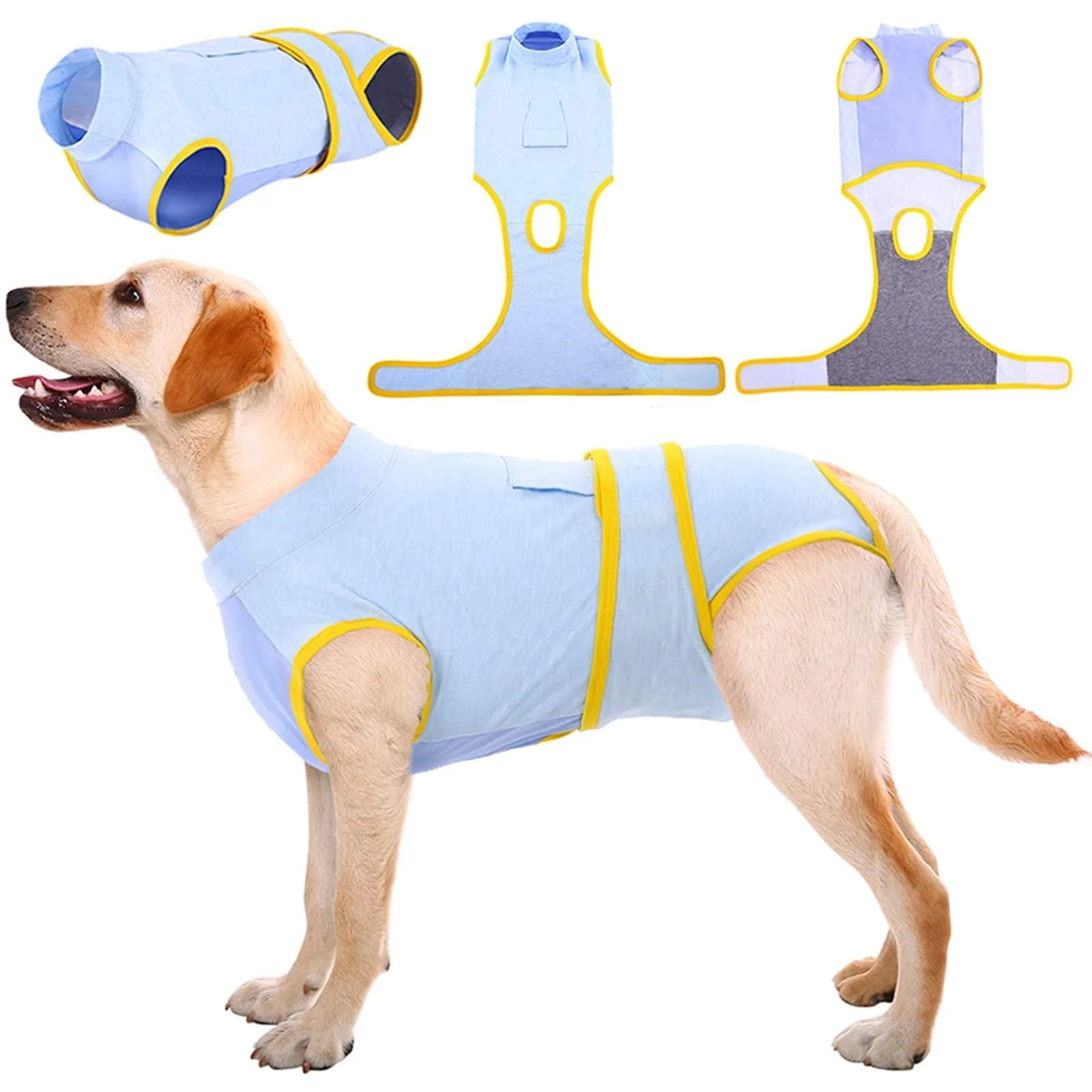 Premium Kuoser Recovery Suit for Dogs Cats – Post-Surgery Shirt Cone Excellent