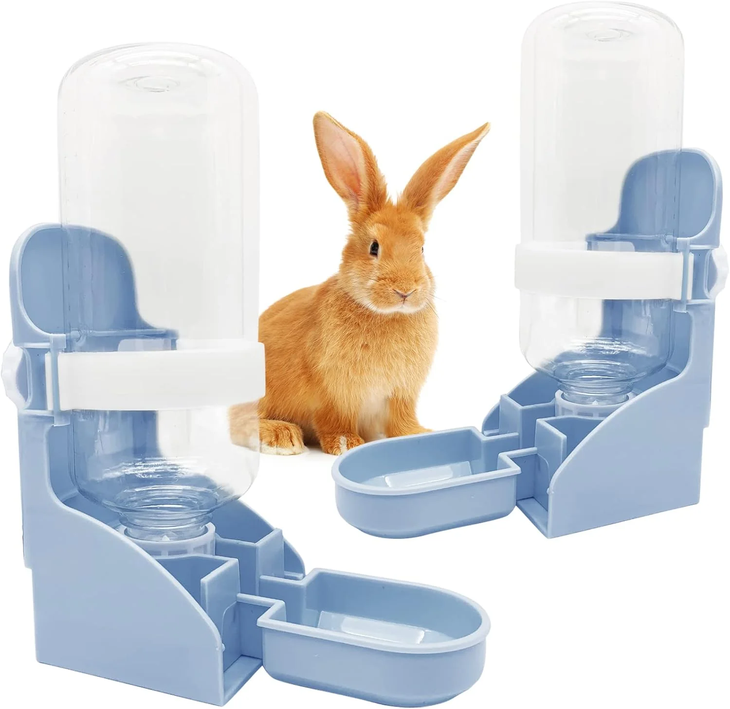 High-Performance kathson Rabbit Water Bottle 17oz Hanging Water Fountain Automatic Dispenser No Leak WaterFeeder for Bunny Chinchilla Guinea Pig Hedgehog Ferret World-Class