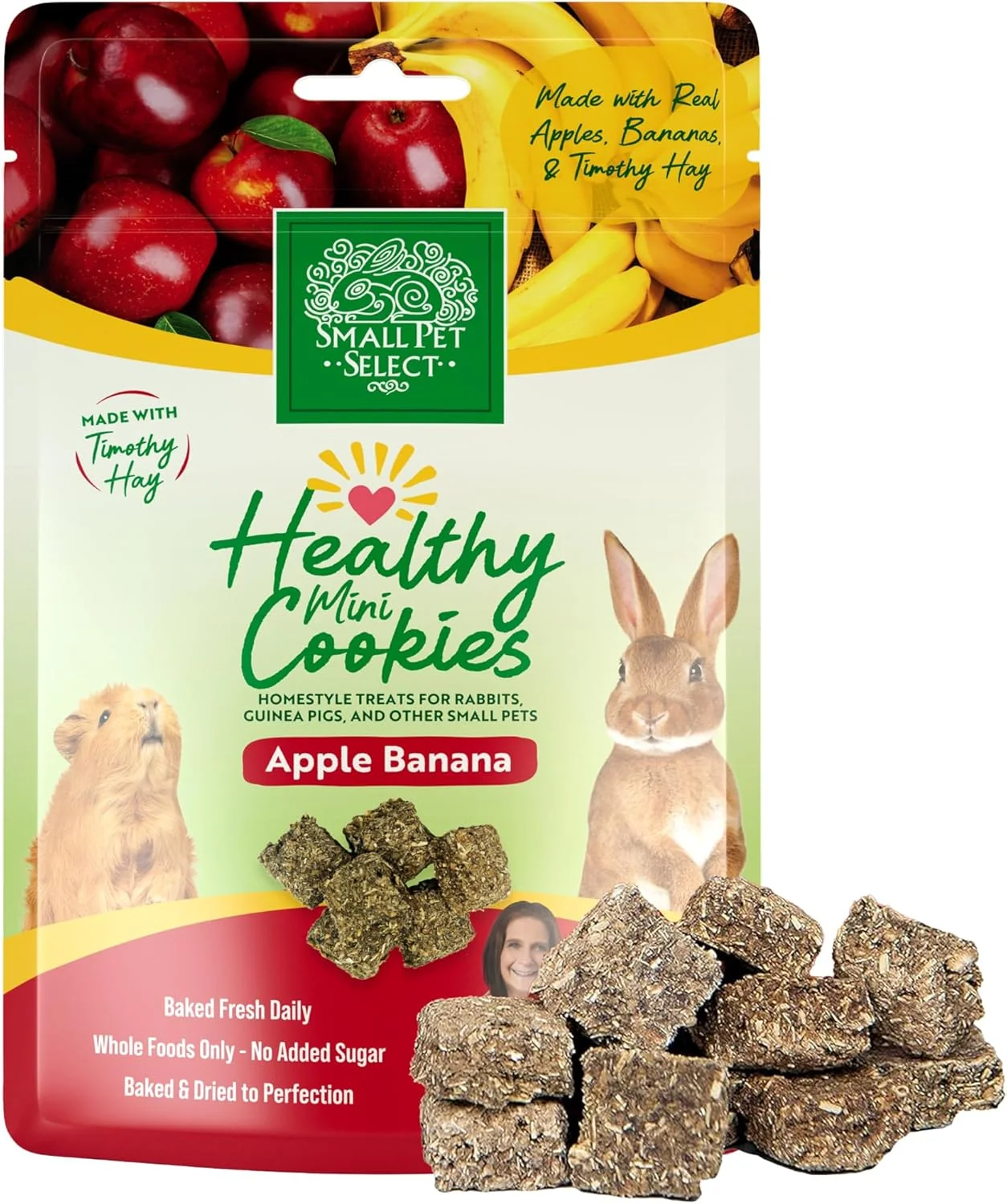 Optimized Small Pet Select Healthy Snackers Mini Cookies- Apple Banana 2 oz Advanced