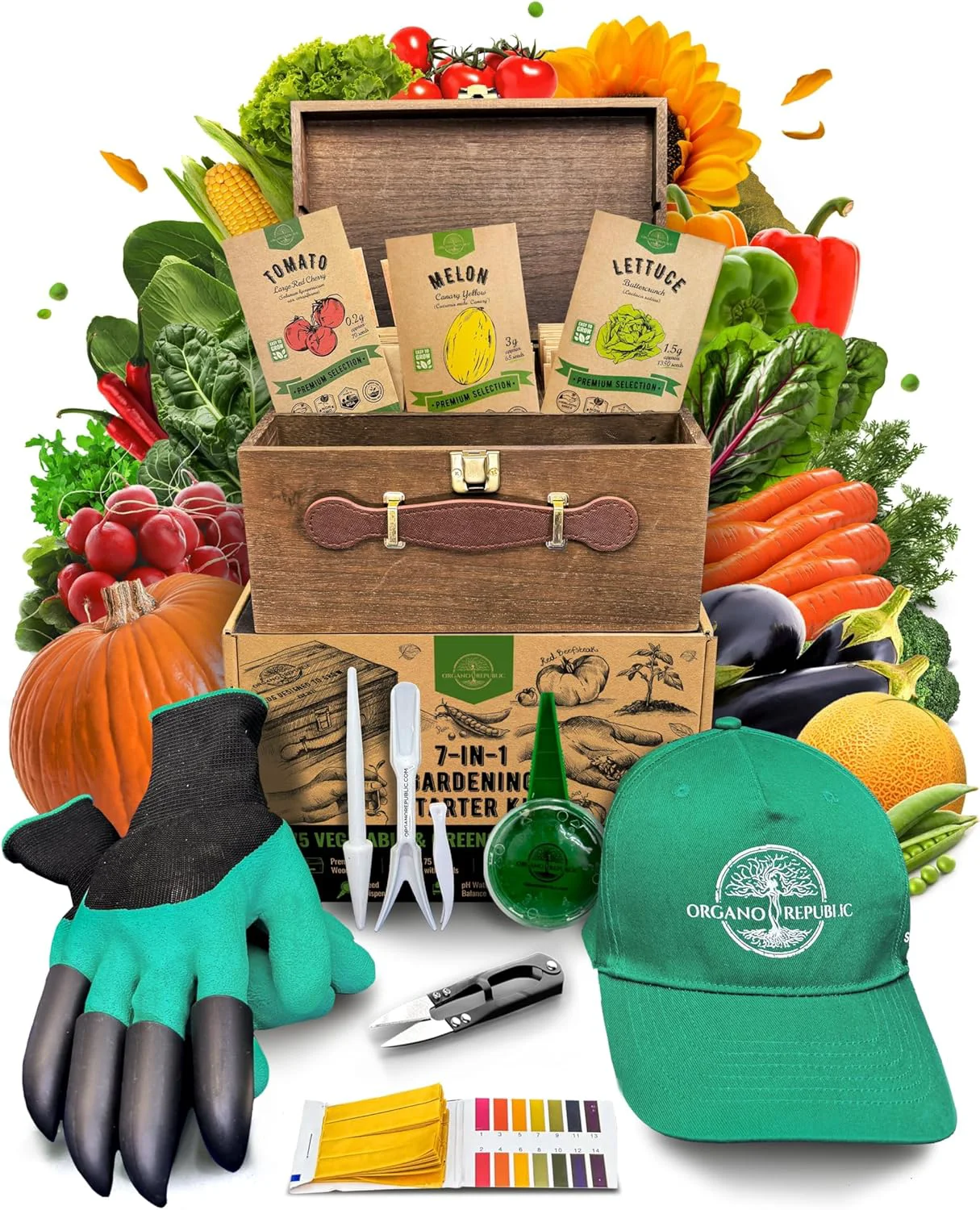 Premium 75 Vegetable Greens Seeds Variety Pack Garden Seed Consistent