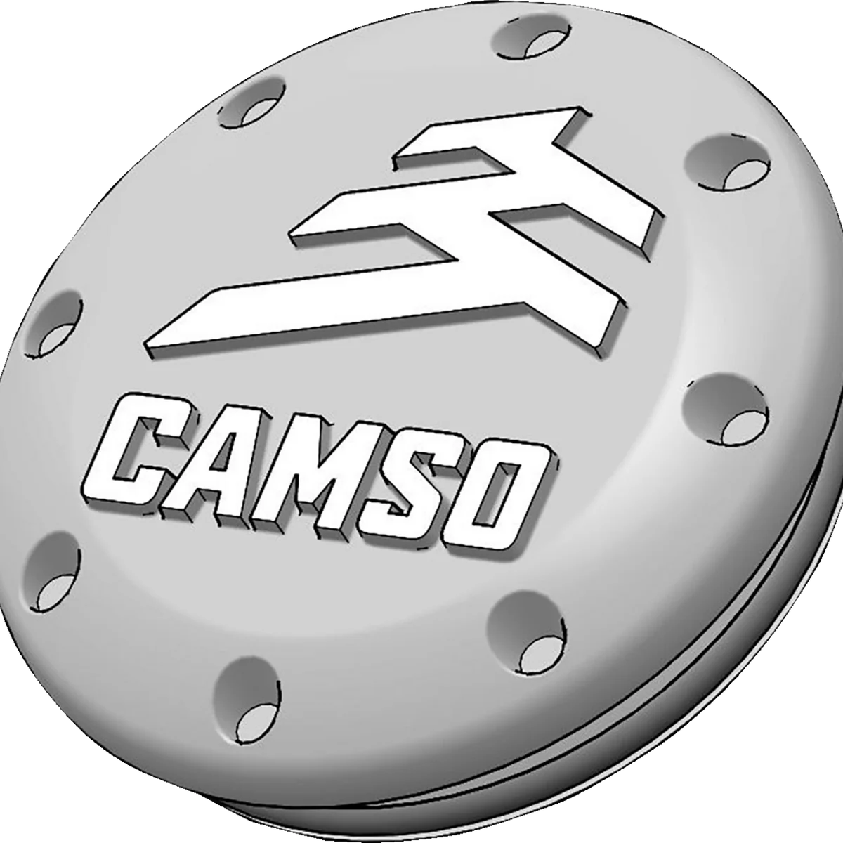Quality CAMSO Spindle Hub Cap - 4 Pack 1017-00-7150 Contemporary