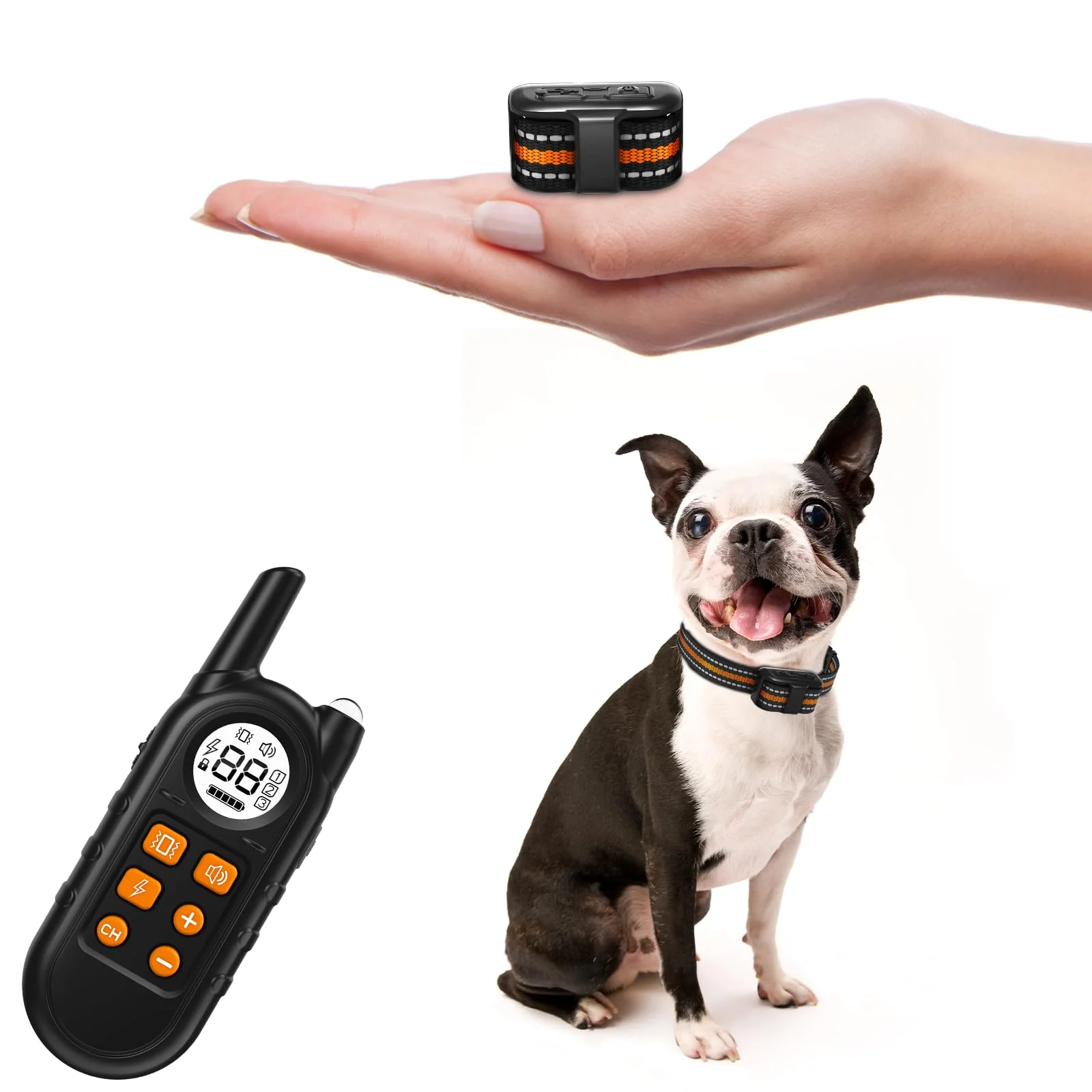 Recyclable UbaNinva Tiniest Dog Shock Collar — Lightest Training Collar with 1300ft Range Premium