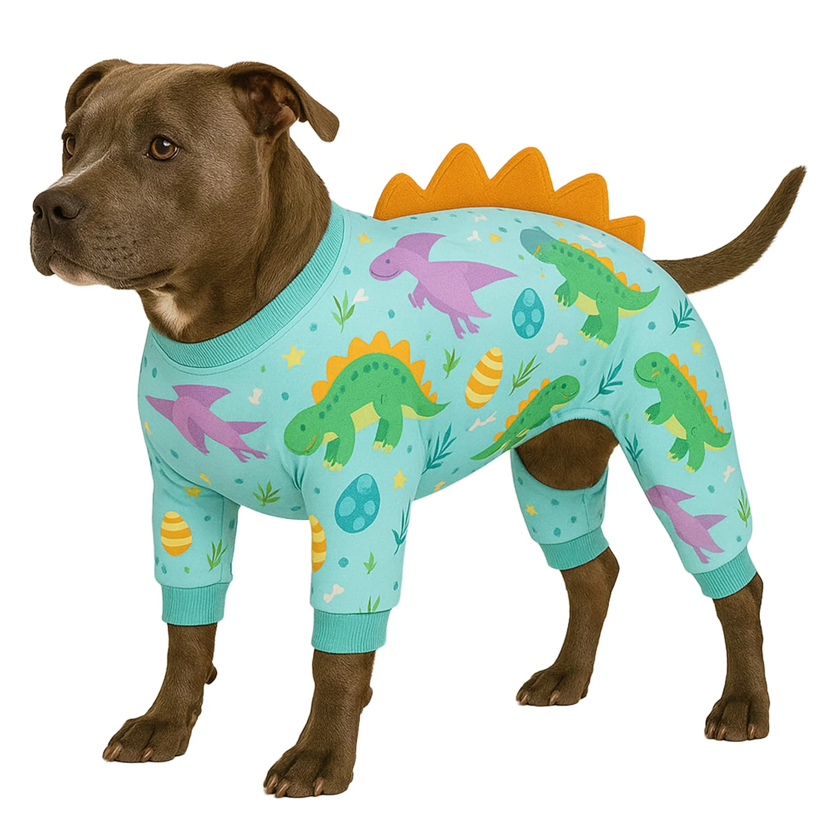 Lightweight LovinPet Large Dog Pajamas — Four-Loot Leg Onesie Bodysuit UV Shield Anxiety Comfort Post-Op Recovery XL Casual