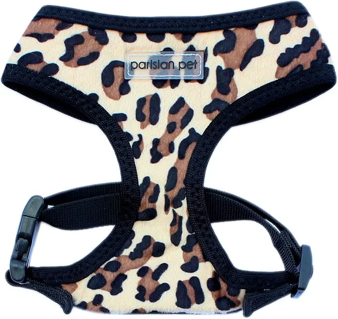 Smart Parisian Pet Leopard Print Pet Harness Comfortable Adjustable for Dogs CatsAbout ThisOverview Practical