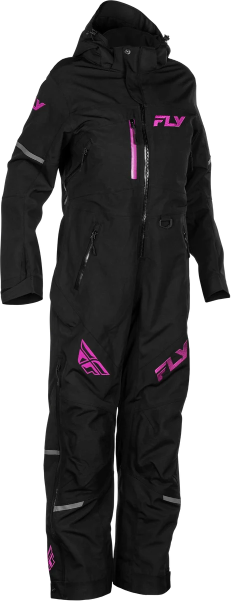 Refined Fly Racing - Women's Cobalt Shell Monosuit Black Fuschia Sm Classic
