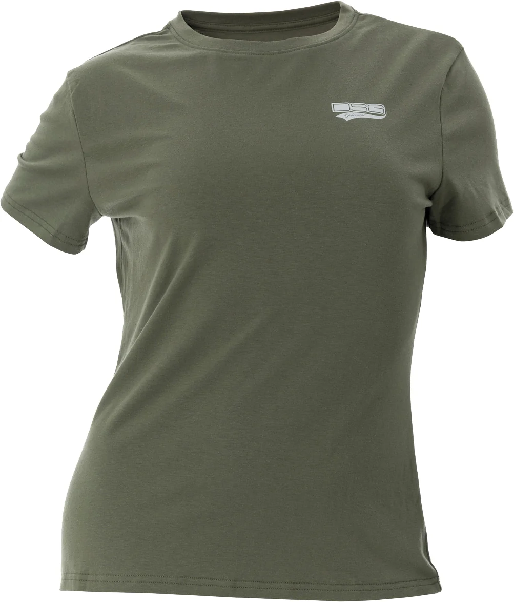 Genuine Dsg Casual Logo Tee Moss Olive Lg Efficient