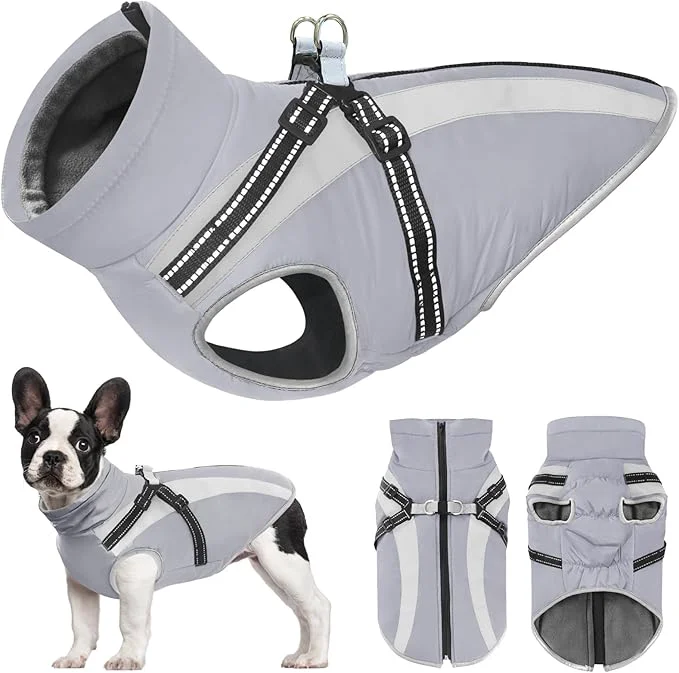 Organic Mosucoirl Warm Dog Coats Vest Waterproof Dogs Jacket Reflective Fleece Pet Winter Cold Weather Coat Dogs Clothes Cozy Snow Jackets Outfits for Small Medium Large Dogs PuppyAbout ThisOverview Genuine