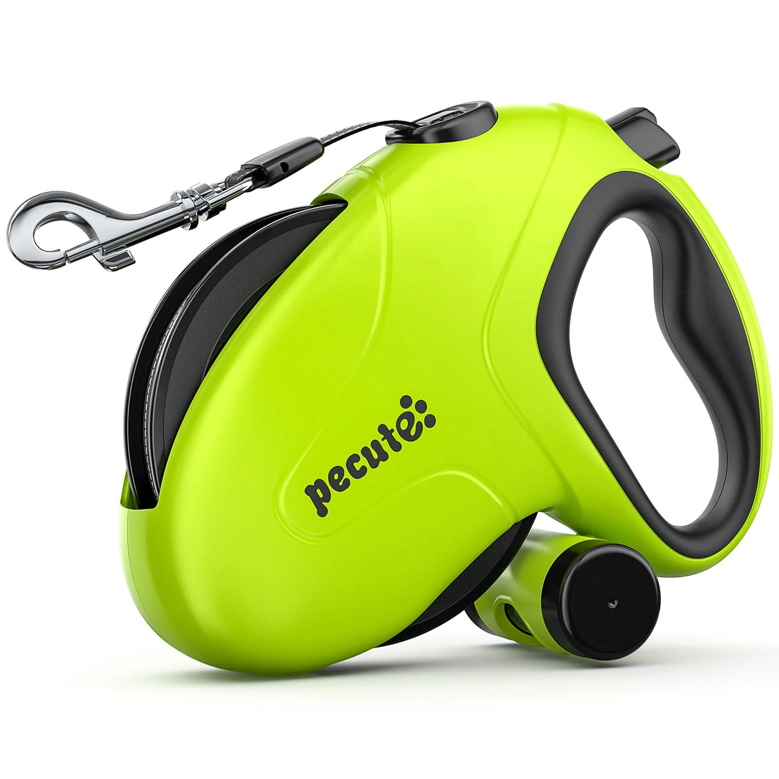 Classic Pecute 32ft Retractable Dog Leash — 360° Anti-Tangle Reflective Strips One-Button Brake Contemporary