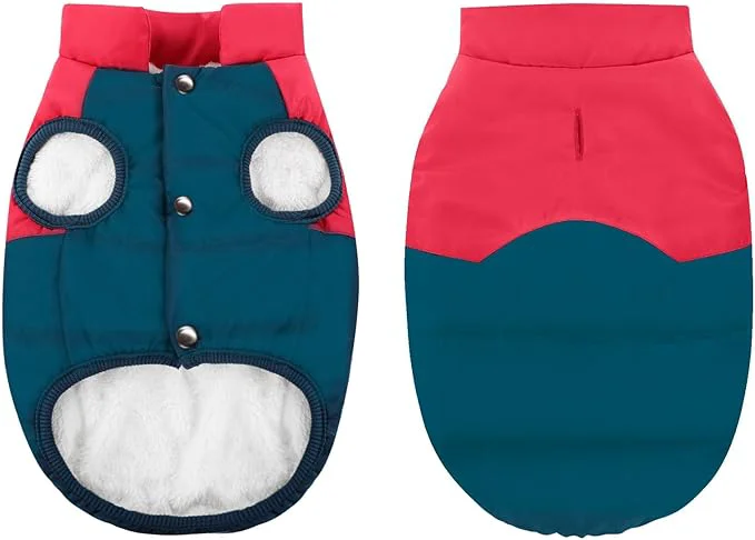 Fine ASENKU Dog Winter Coat - Waterproof Windproof Dog Jacket Warm Snowproof Doggie Puffer Vest for Cold Weather Lightweight Snow Coats for Small Medium Large Dogs Red Navy XL About ThisOverview Advanced