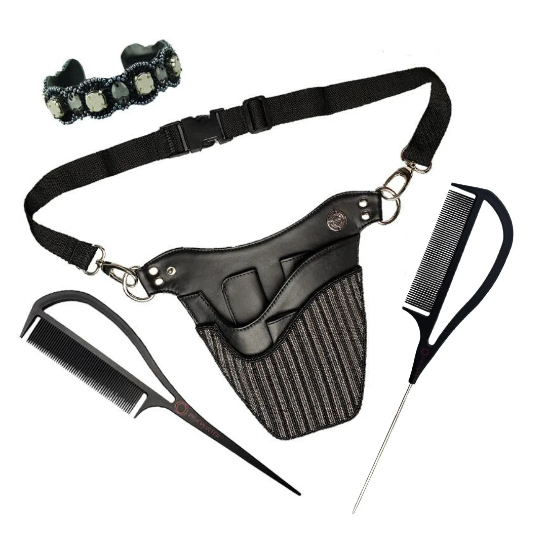 Long-Lasting Rocked and Loaded Salon Professional Kit - Black Bracelet 4pcs Exclusive