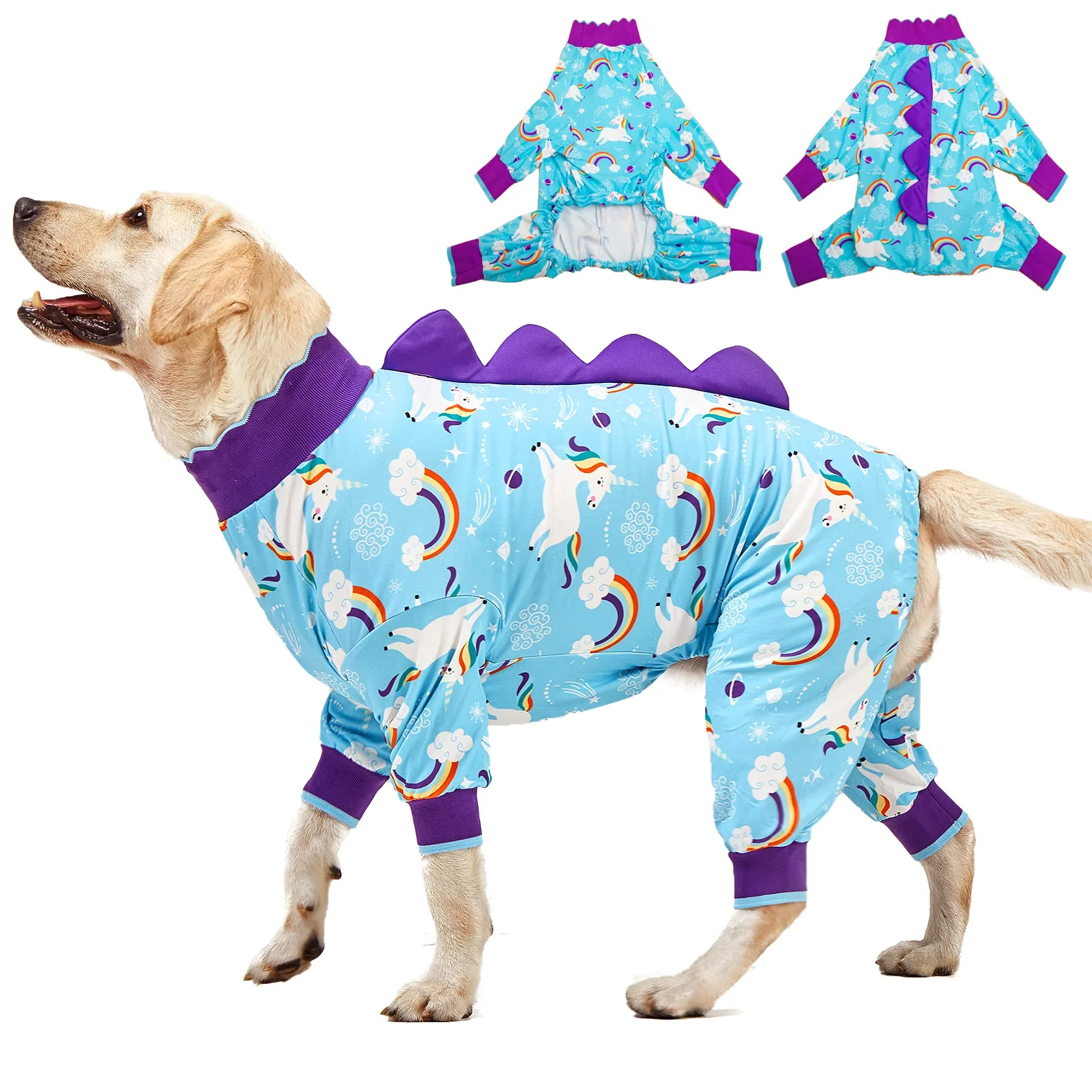 High-Quality LovinPet Large Dog Anti-Licking Recovery Clothes Powerful
