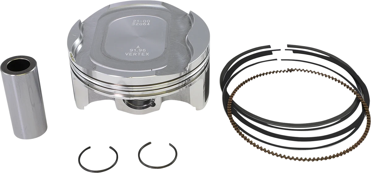 Crafted VERTEX Piston Kit - 91.96 mm - Kawasaki 24502A Next-Generation