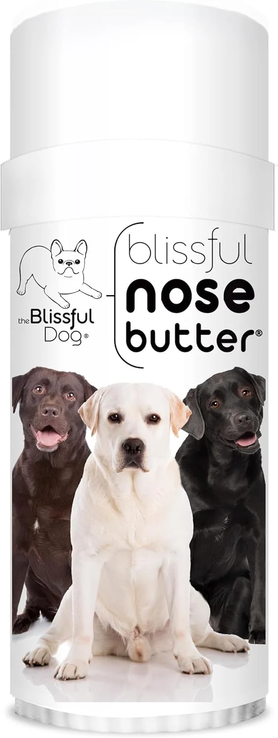 High-Quality The Blissful Dog Labrador Retriever Nose Butter Versatile Dog Nose Balm for Dry Nose Handcrafted Nose Moisturizer Easy-to-Apply Dog Essentials Unscented 2 oz. Genuine