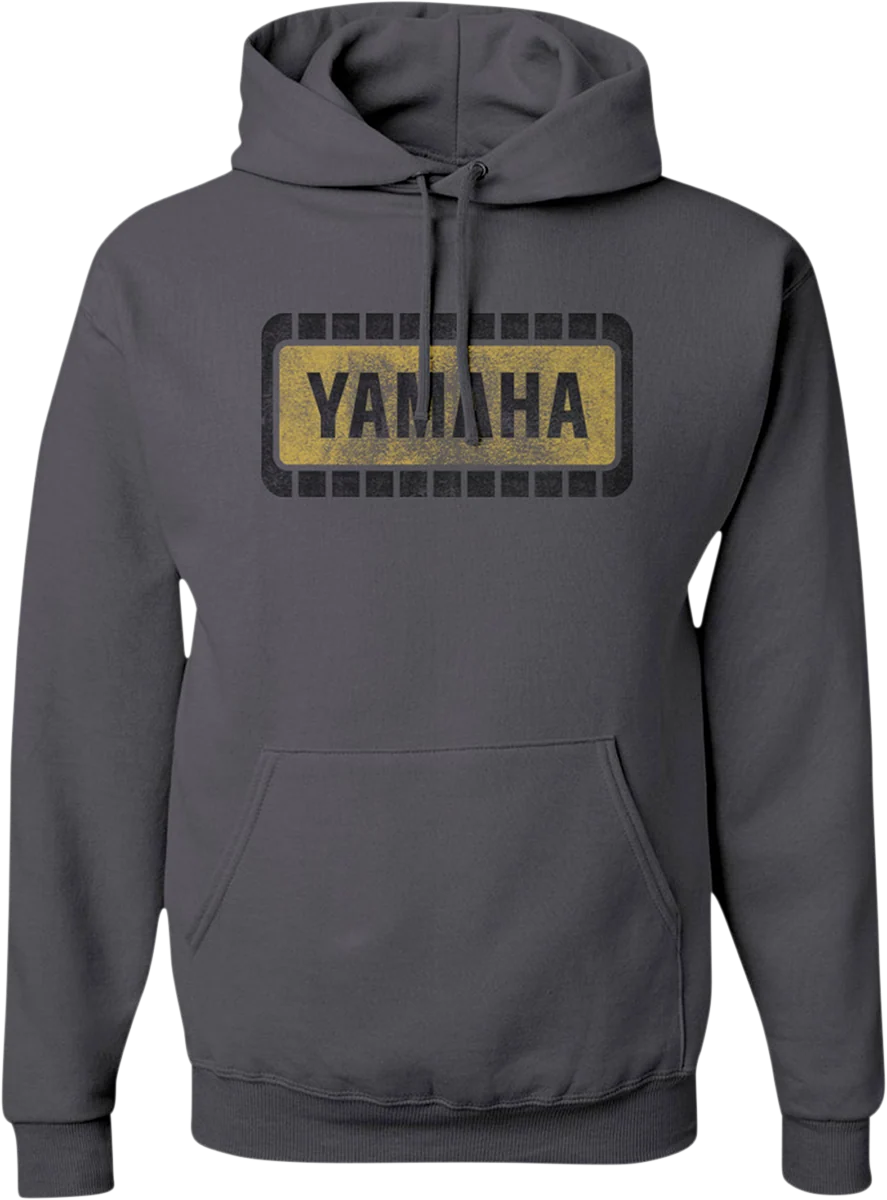 Secure YAMAHA APPAREL Yamaha Retro Hoodie - Charcoal - Large NP21S-M1971-L Effective