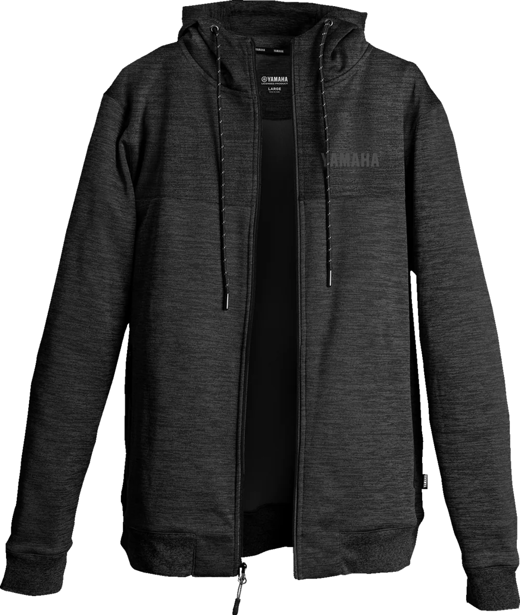 Enhanced YAMAHA APPAREL Yamaha Zip Hoodie - Black - Medium 3050-6534 Recyclable
