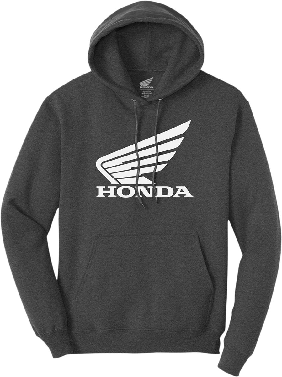 Excellent HONDA APPAREL Women's Honda Wing Hoodie - Gray - XL NP21S-S3031-XL Relaxed