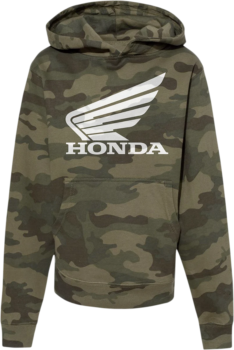 High-End HONDA APPAREL Youth Honda Hoodie - Camo - Small NP21S-Y3036-S Carefully Designed