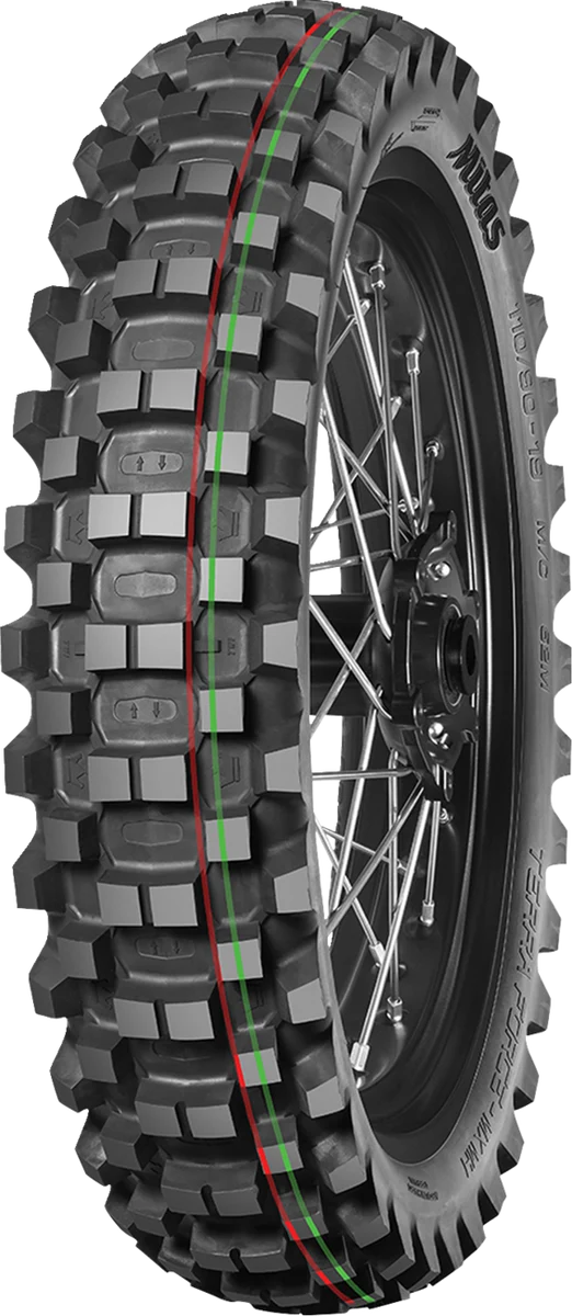 Optimized MITAS Tire - Terra Force-MX MH - Rear - 110 90-19 - 62M 70000923 Lightweight
