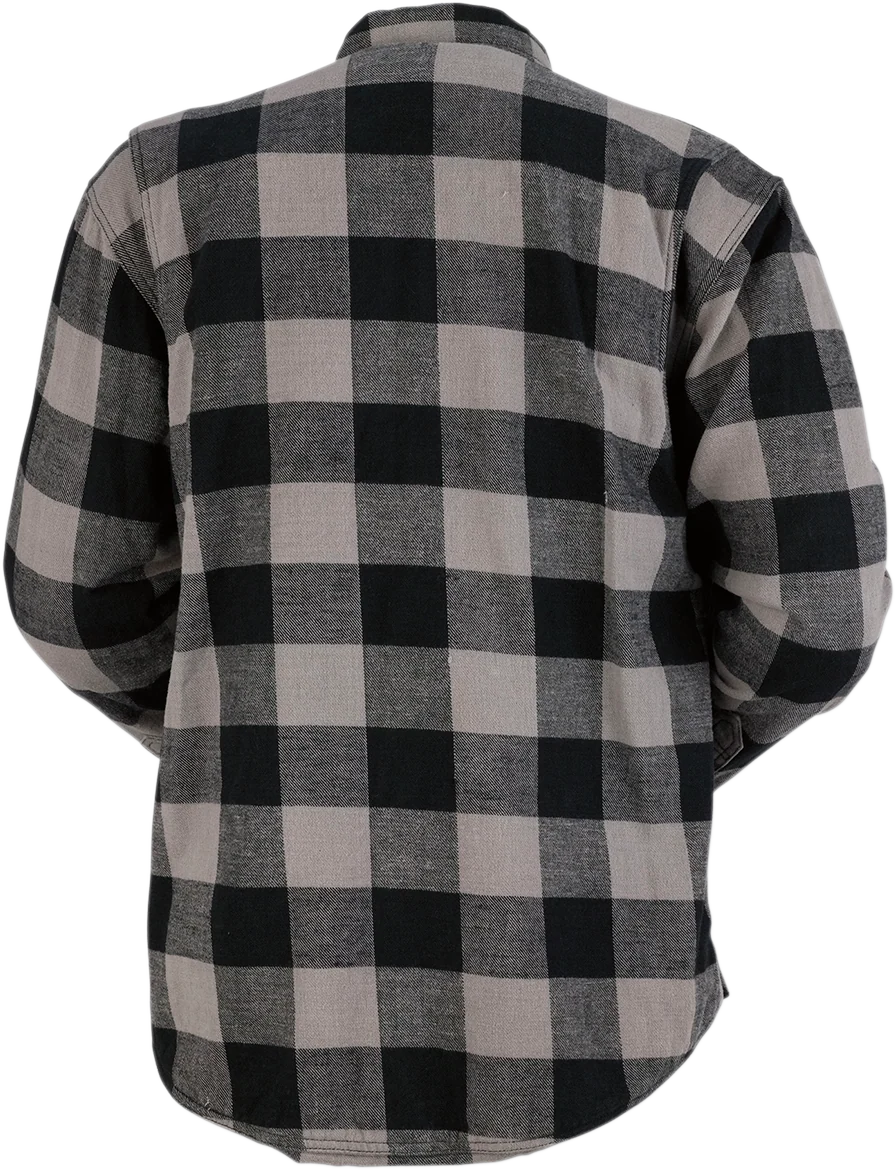 Smart Z1R Duke Flannel Shirt - Gray Black - XL 3040-2548 Specialty