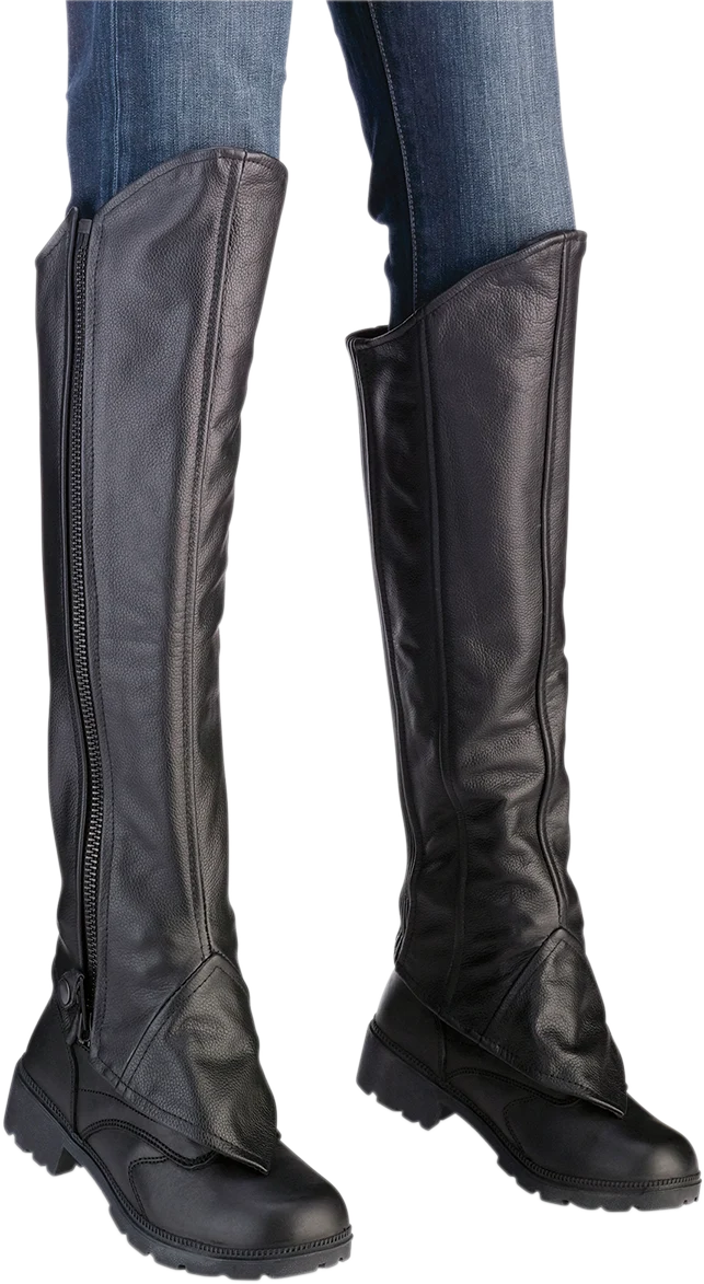 Artisan Z1R Women's Half Chaps - Black - XXS XS 2815-0091 Crafted