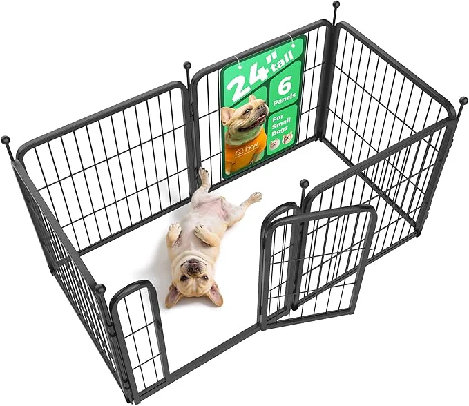 Fashionable FXW Rollick Unleashed Dog Playpen for Indoor Yard RV Camping 24 inch 6 Panels for Small and Puppy Dogs│PatentedAbout ThisOverview Exceptional