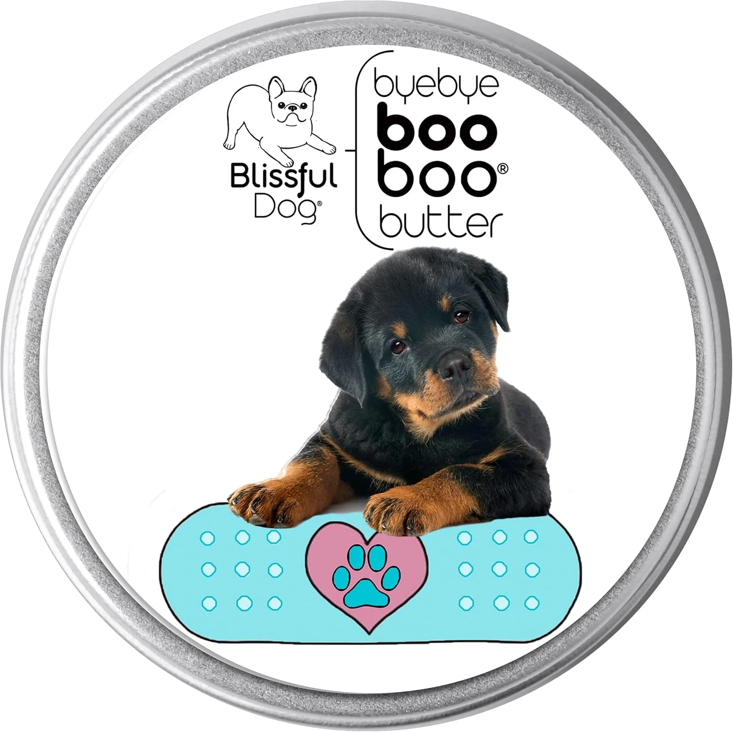 Trusted The Blissful Dog 4 oz TIN Rottweiler Booboo Butter Minimalist